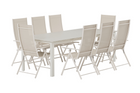 Venture Home Levanzo & Levels Matgrupp Utomhus Med 8st Matstolar Beige