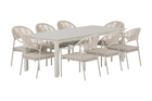 Venture Home Levels & Paros Matgrupp Utomhus Med 8st Matstolar Beige