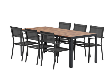 Venture Home Copacabana & Bois Matgrupp Utomhus Med 6st Matstolar
