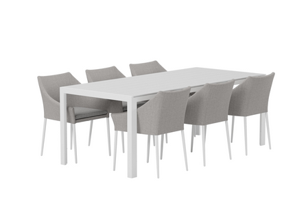 Venture Home Spoga & Break Matgrupp Utomhus Med 6st Matstolar
