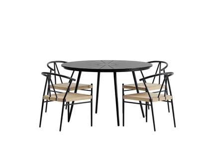 Venture Home San Vito & Alfons Matgrupp Utomhus Med 4st Matstolar