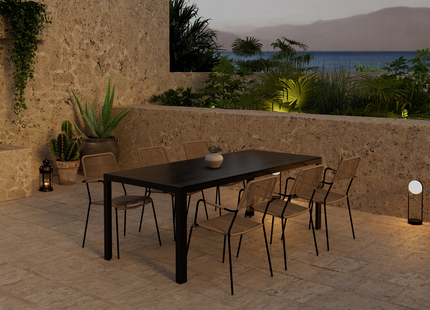Venture Home Break & Lindos Matgrupp Utomhus Med 6st Matstolar