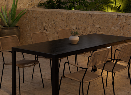 Venture Home Break & Lindos Matgrupp Utomhus Med 6st Matstolar